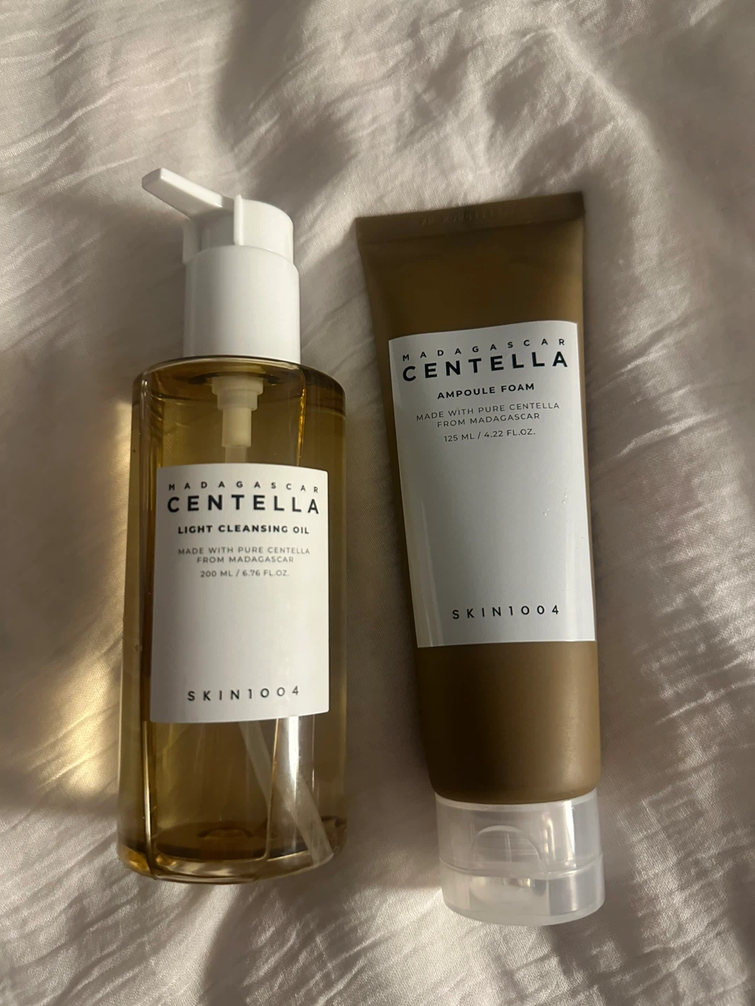 SKIN1004 Centella Light Cleansing Oil & Ampoule Foam Set