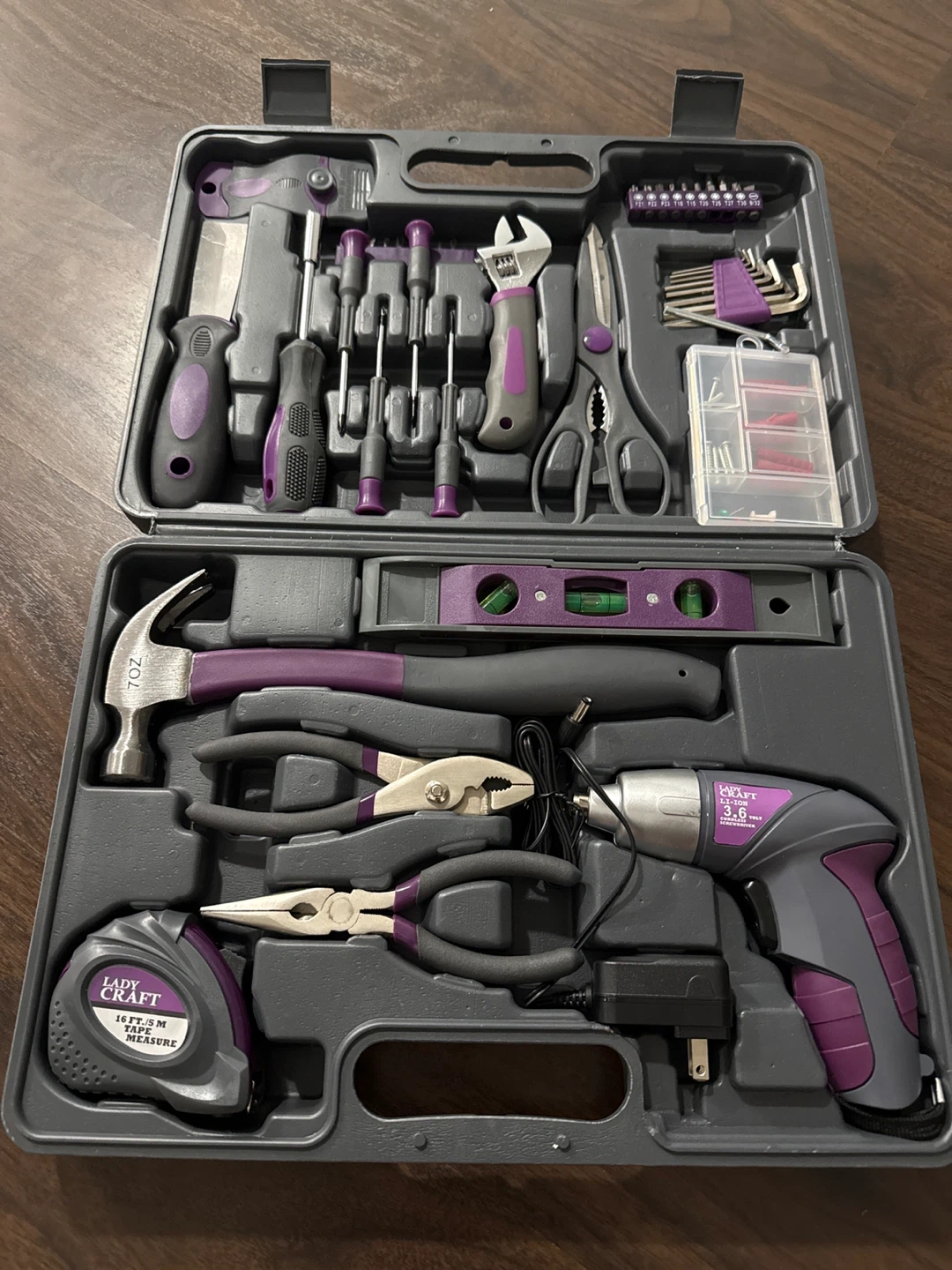 Lady Craft 44-Piece Tool Kit with Cordless Screwdriver - photo 2