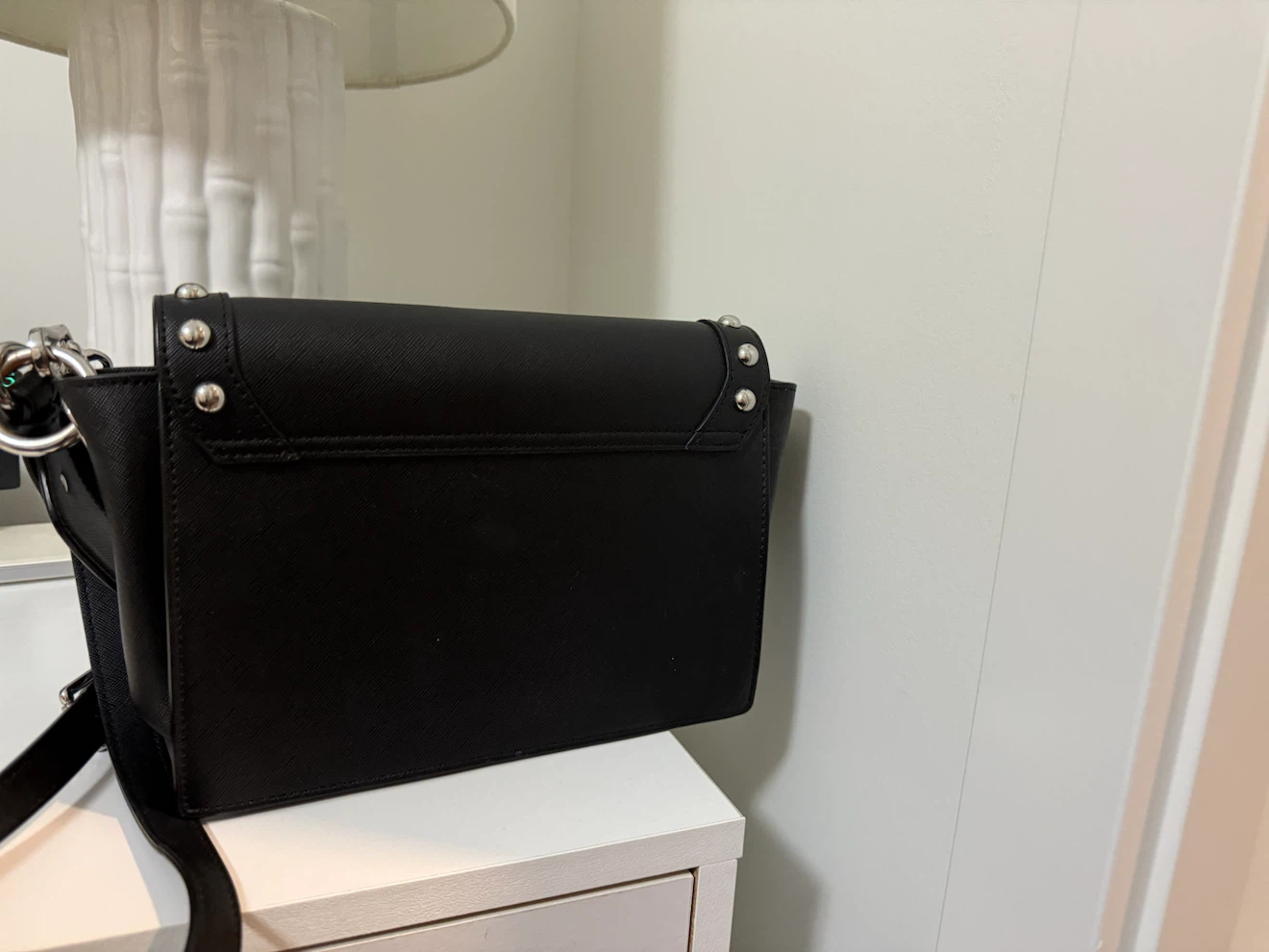 Karl Lagerfeld Black Studded Flap Bag - photo 4