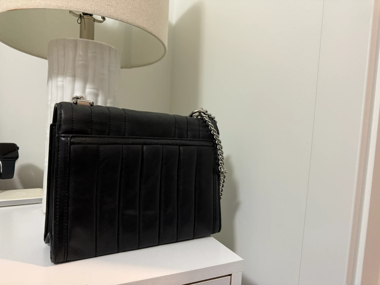 Michael Kors Black Quilted Leather Chain Bag - photo 3