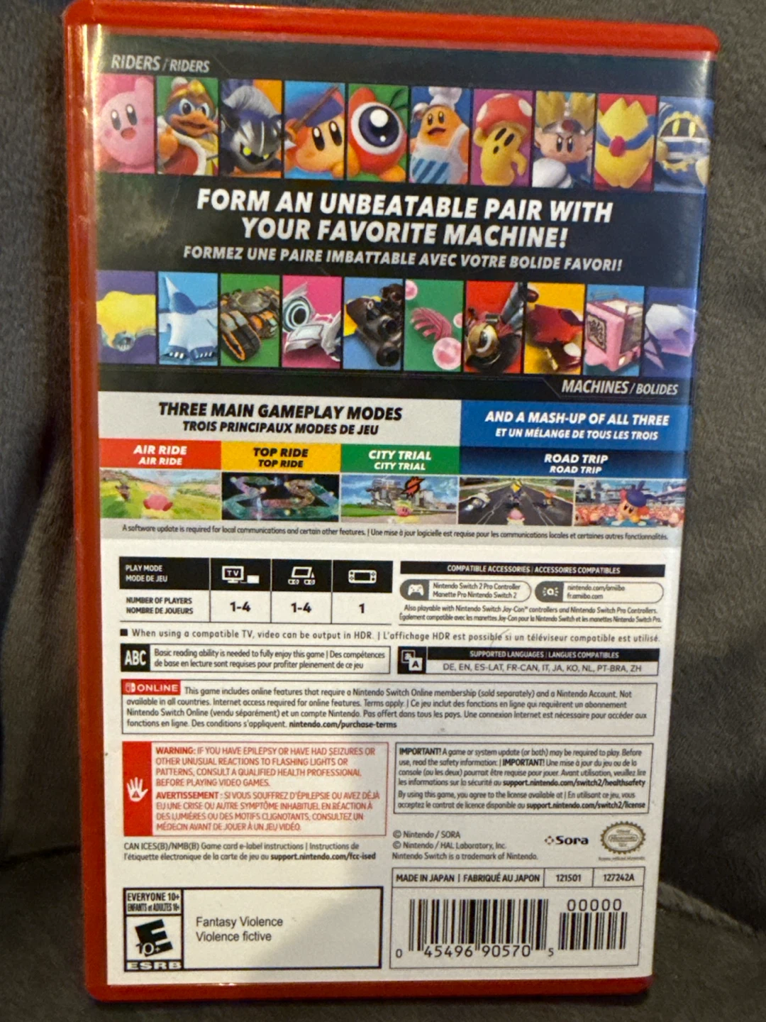Nintendo Switch Kirby Air Riders Game - photo 2