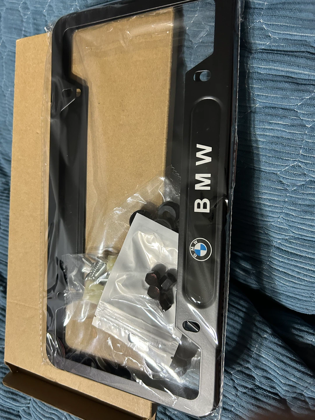 BMW Black License Plate Frame - photo 2