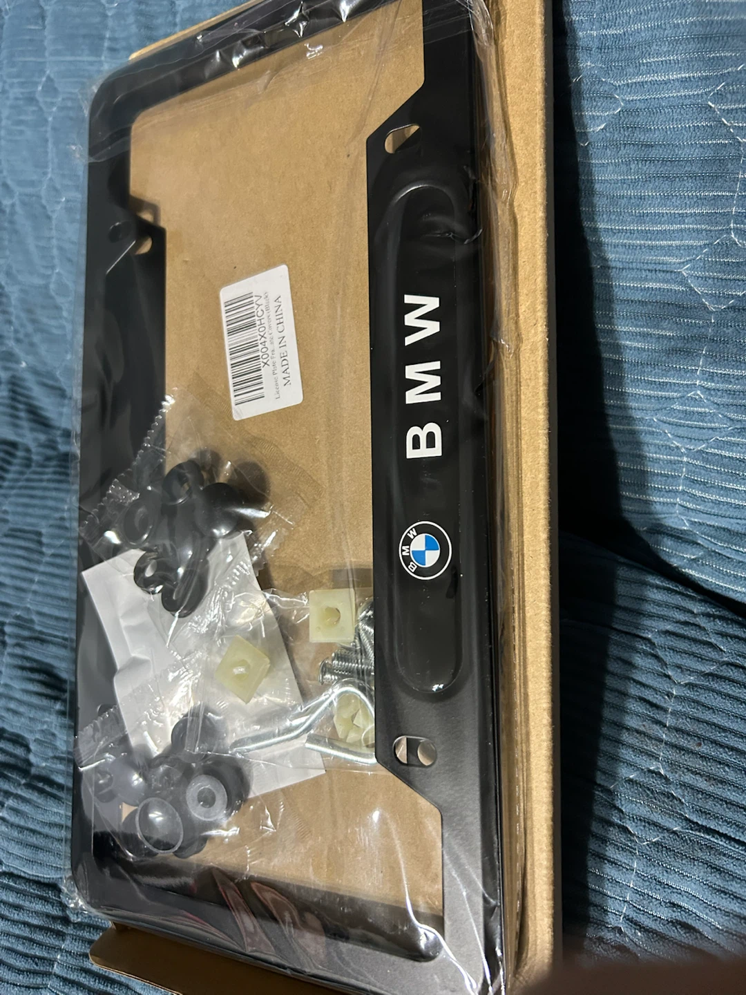 BMW Black License Plate Frame - photo 3