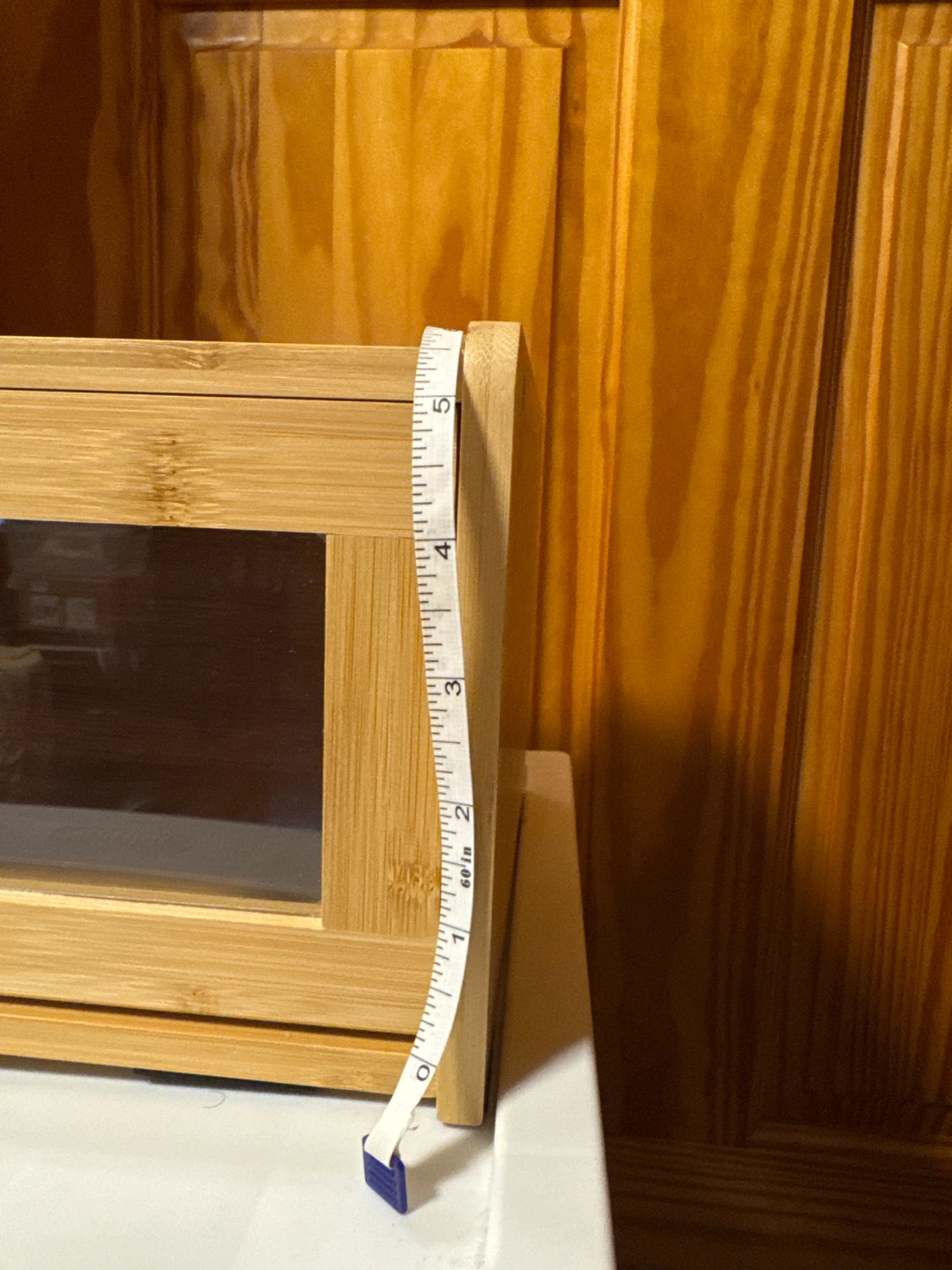 Wooden Bread Box with Clear Window - photo 4