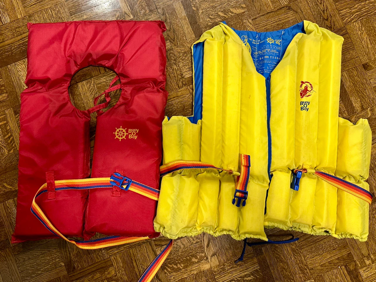 2x Buoy Boy Personal Flotation Devices (PFDs) life jackets