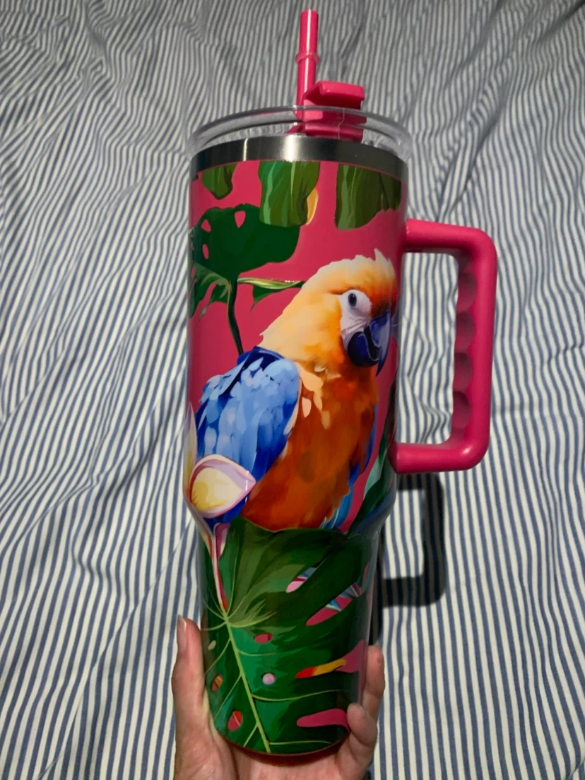 NEW 30oz Tropical Tumbler with Handle - photo 2