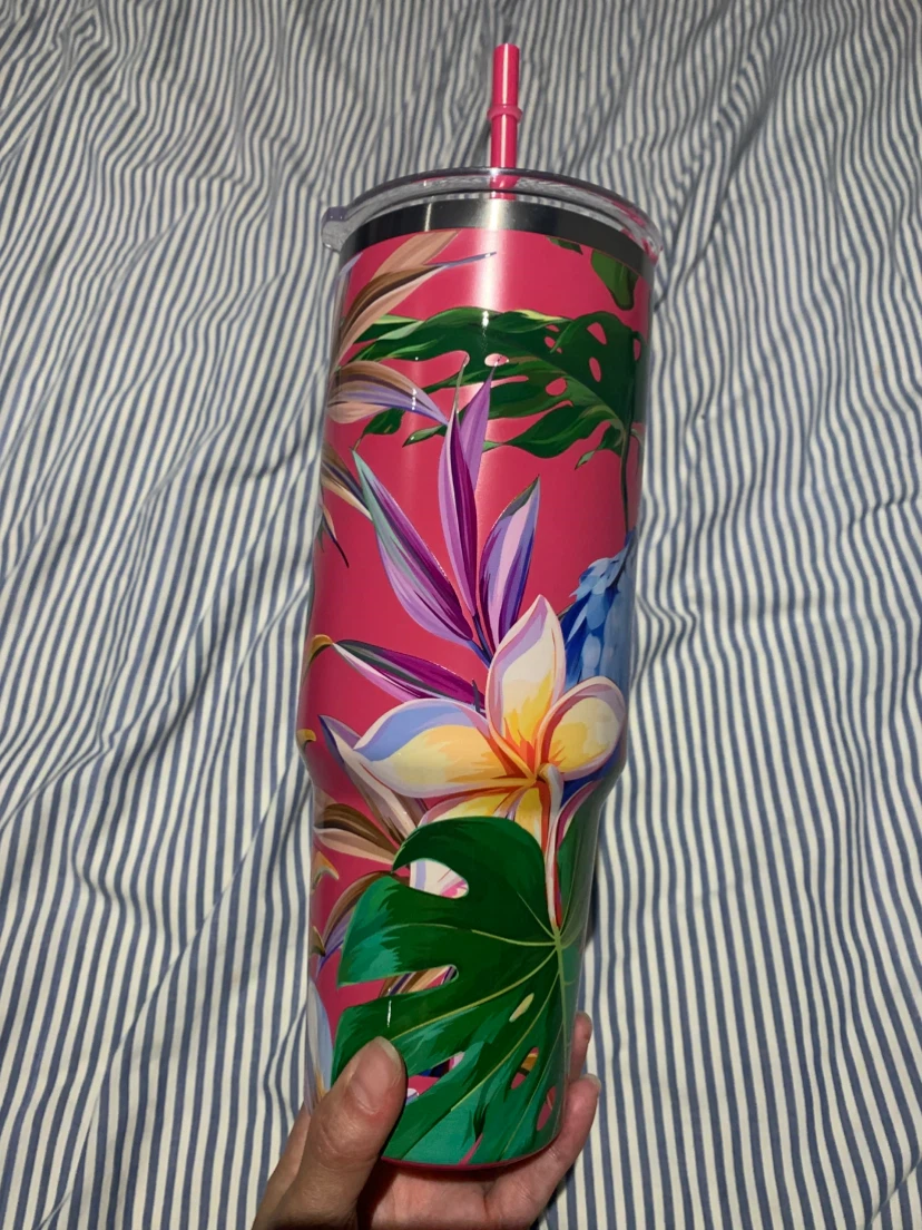 NEW 30oz Tropical Tumbler with Handle - photo 3