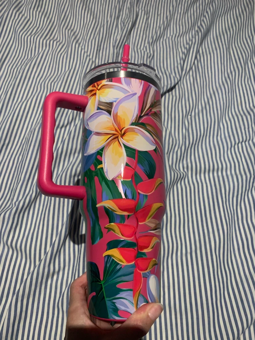 NEW 30oz Tropical Tumbler with Handle - photo 4