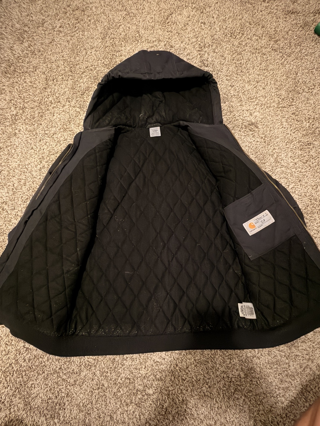 Carhartt Quilted Lined Hooded Jacket - photo 2