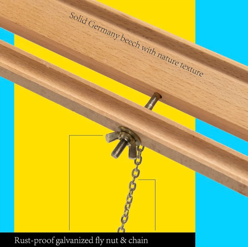 New MEEDEN Wood Easel Stand Natural Beech - photo 4