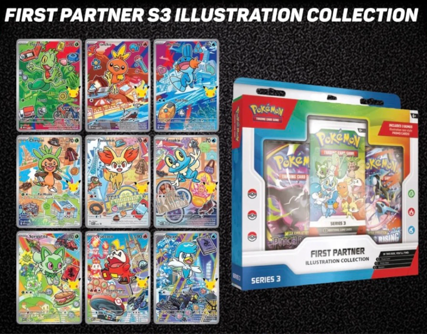 I have 2 case of pokemon first partner 3 1 case has 6 boxes