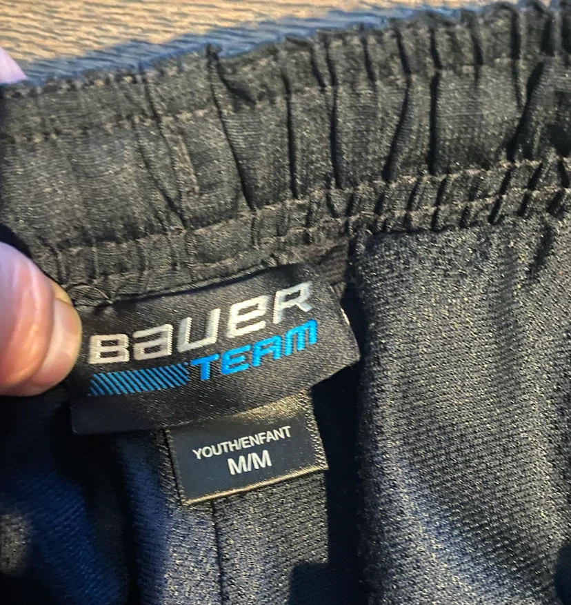 EUC: Bauer Falcons Hockey Warm-up Pants #31 - Size Youth M - photo 5
