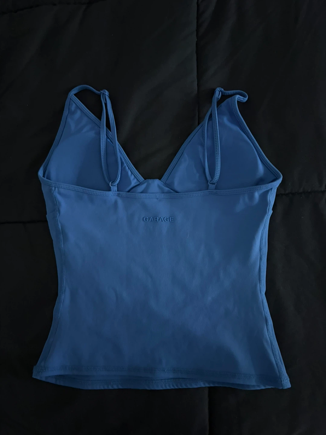 Garage Blue V-Neck Camisole Top - photo 2