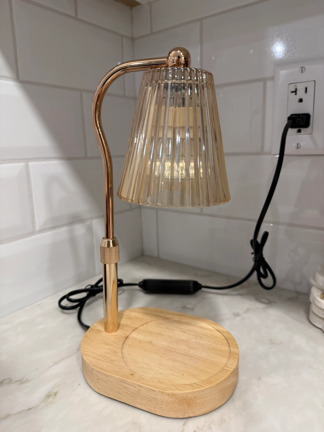 Adjustable Candle Warmer Lamp with Timer