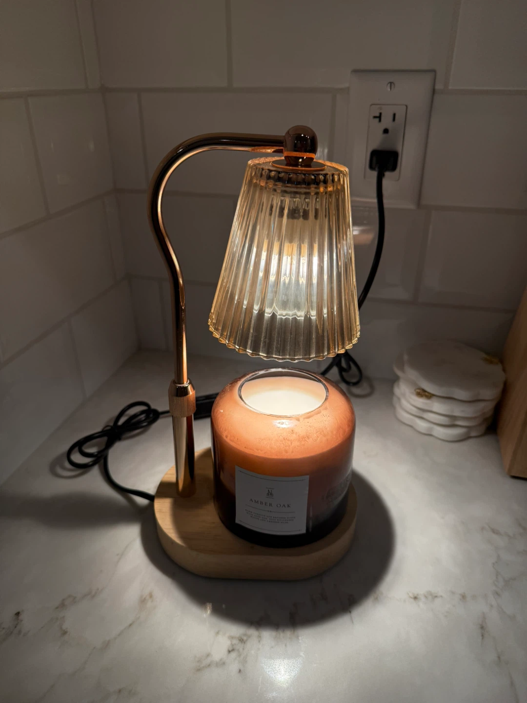 Adjustable Candle Warmer Lamp with Timer - photo 2