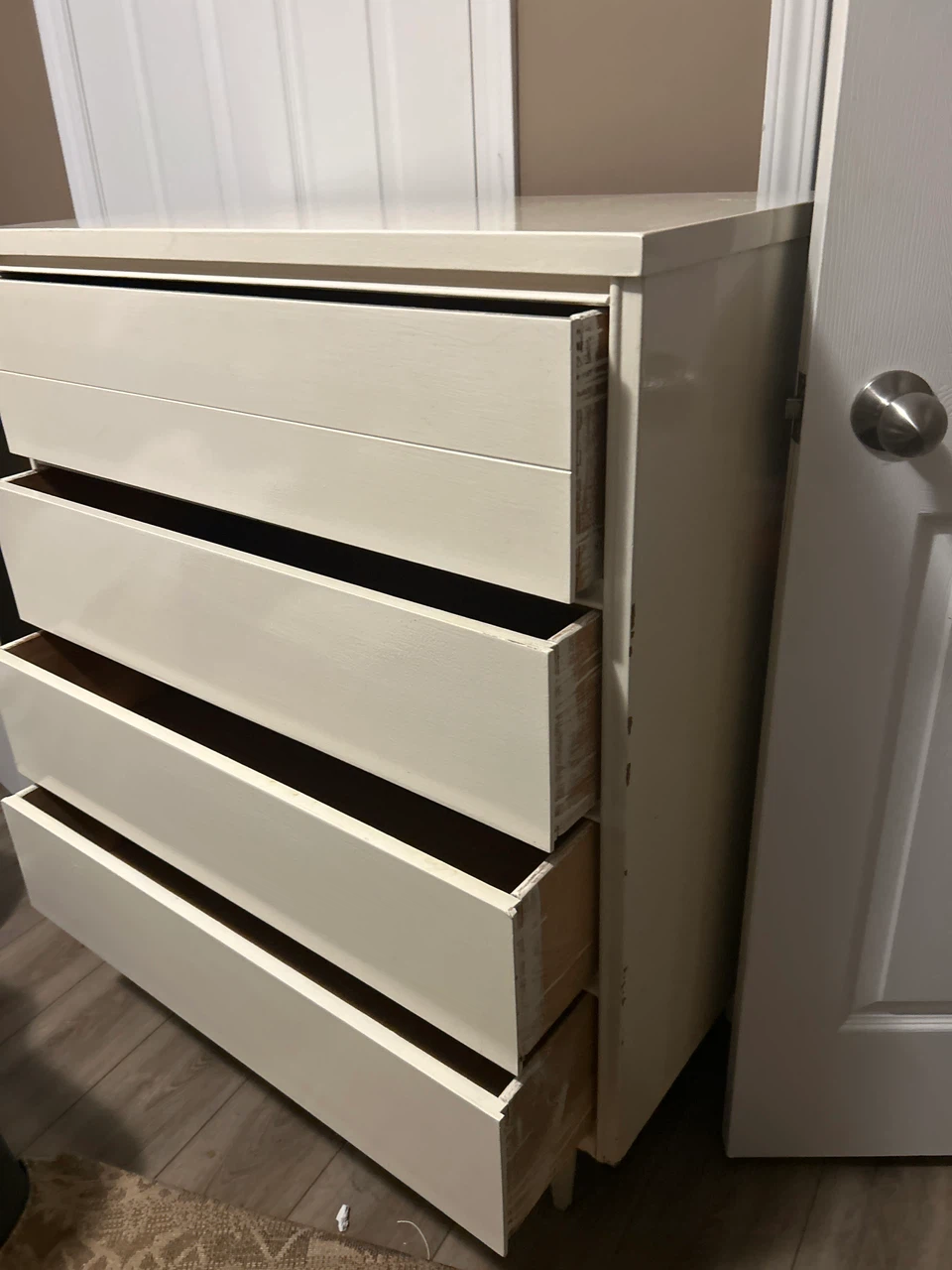 Cream 5-Drawer Dresser - photo 2