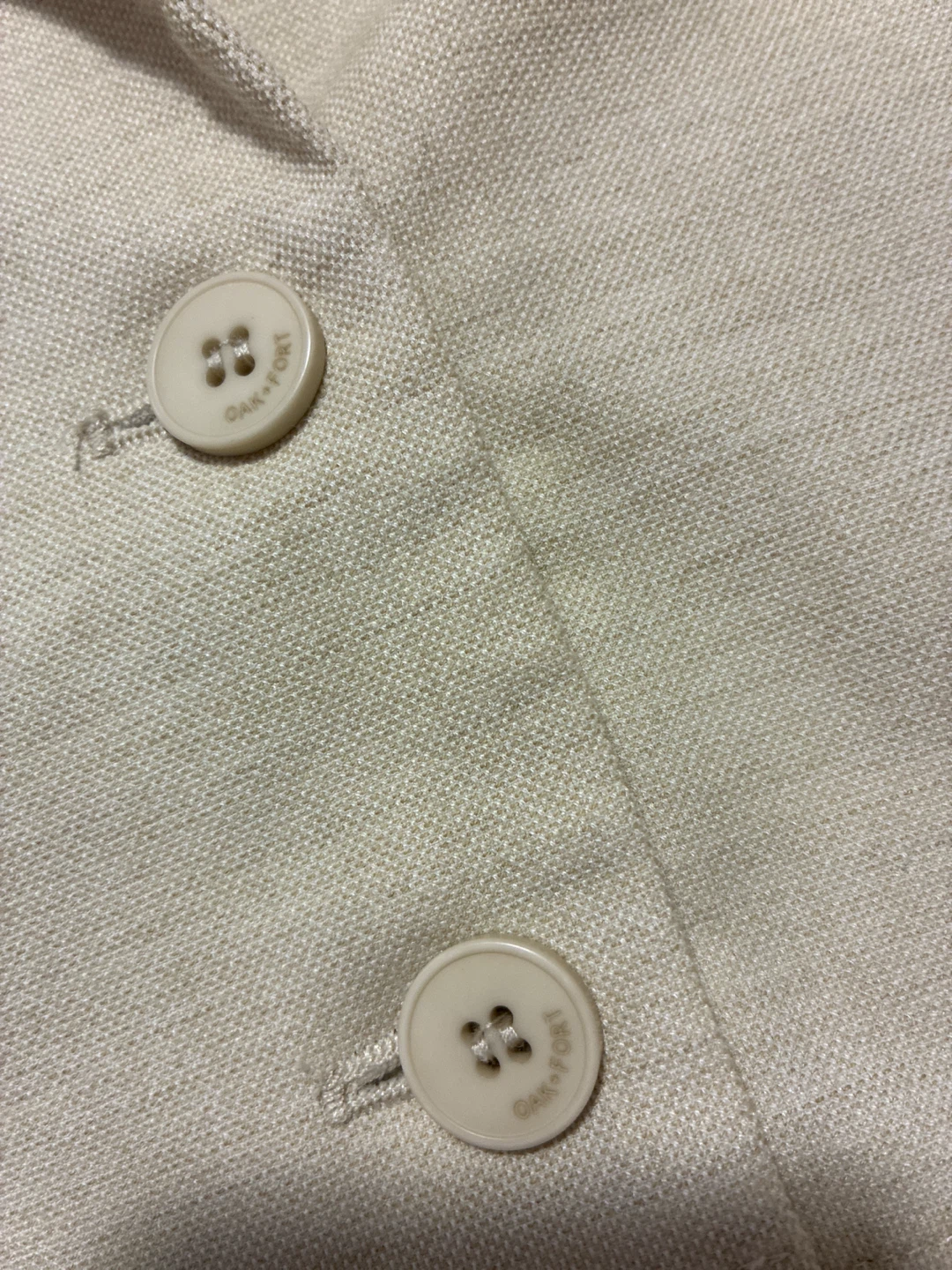 Oak + Fort Beige Double-Breasted Blazer - photo 3