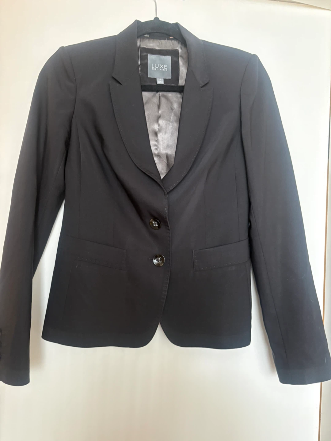 The Limited Luxe Black Blazer Size 0 - photo 2