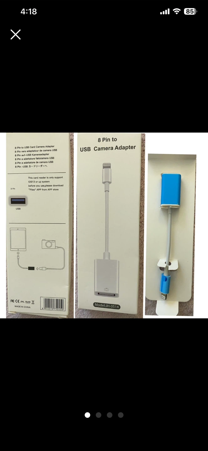 8 Pin to USB Camera Adapter - photo 4
