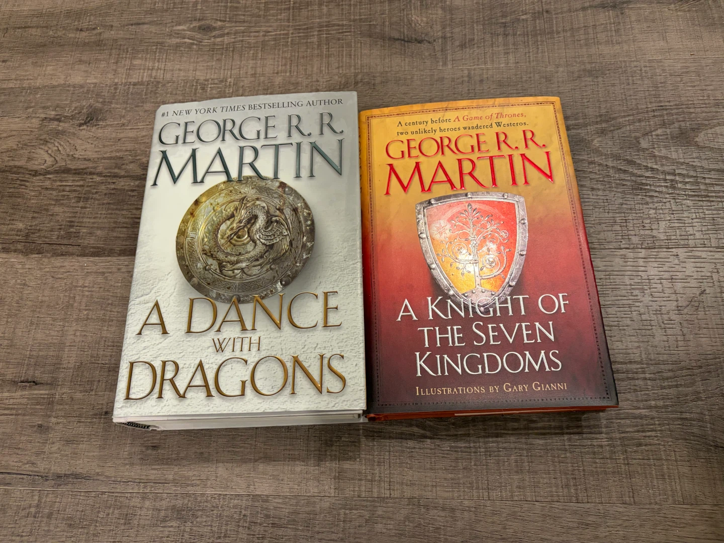 A dance with dragons $5 A knight of the 7 kingdoms $5