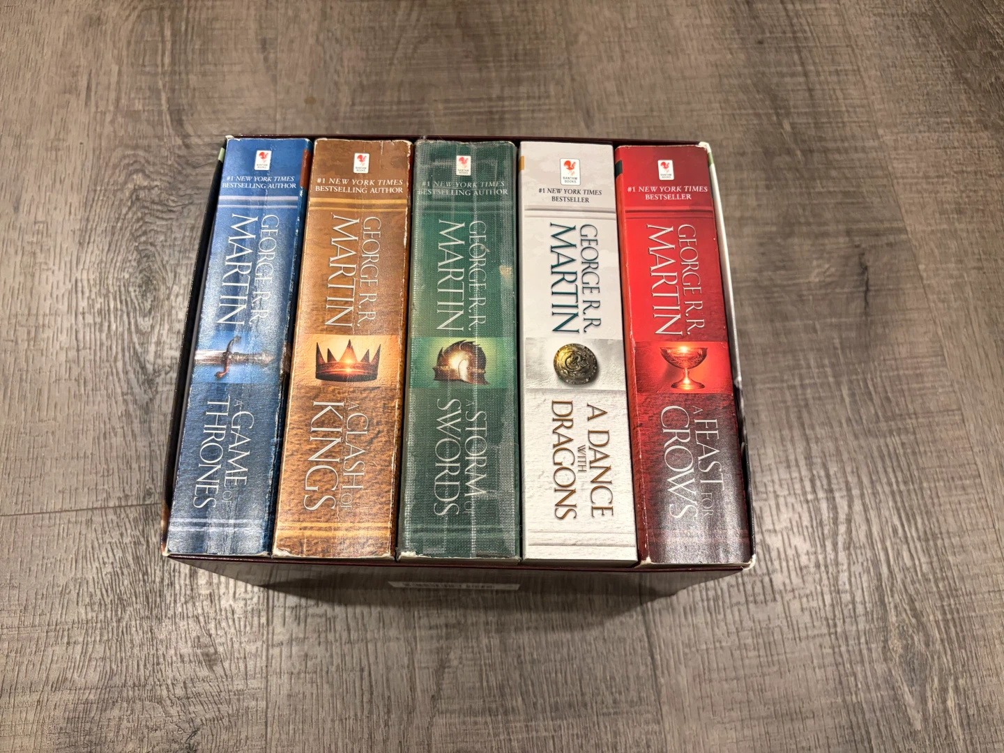 set of a game of thrones books