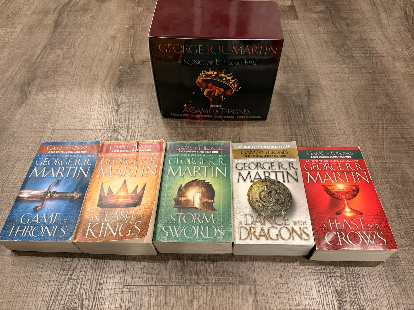 set of a game of thrones books - photo 2