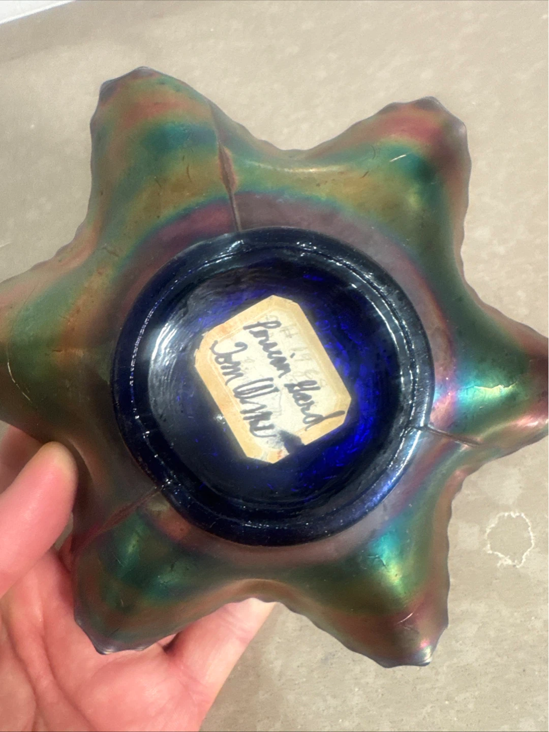 Vintage Imperial Glass Carnival Bowl - photo 4