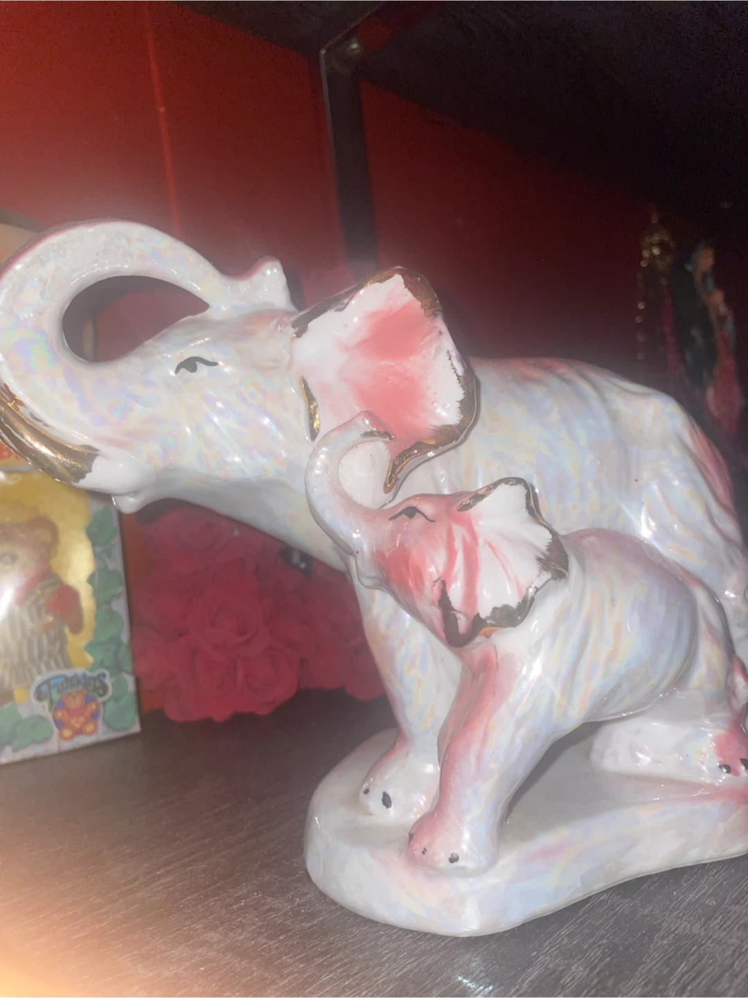 Vintage Ceramic Elephant Figurine