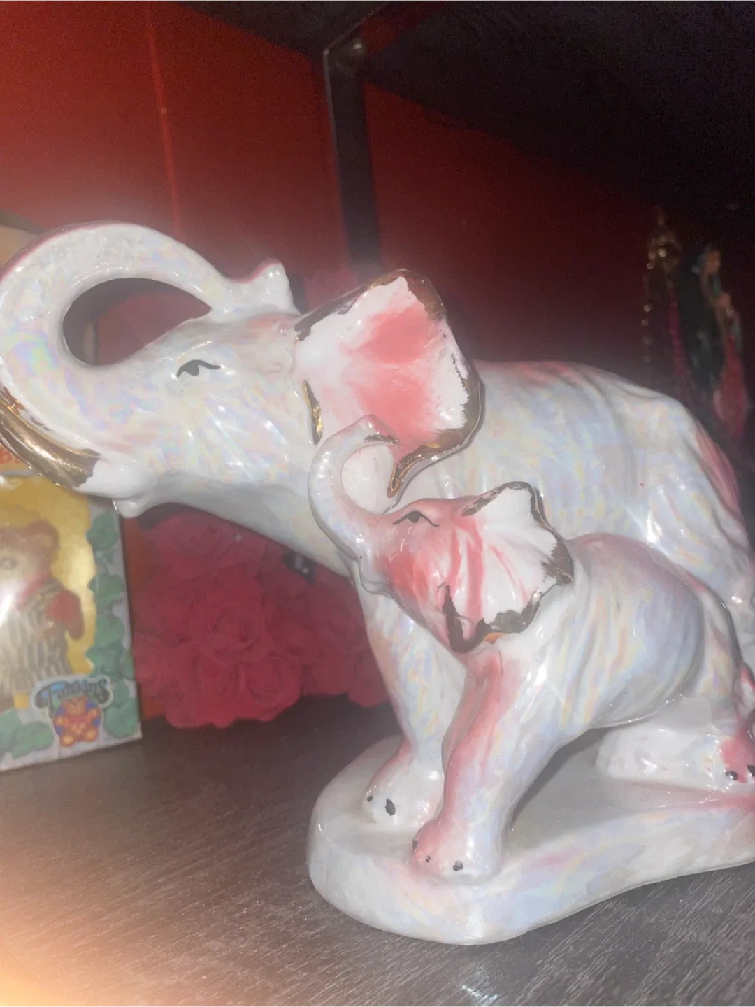 Vintage Ceramic Elephant Figurine