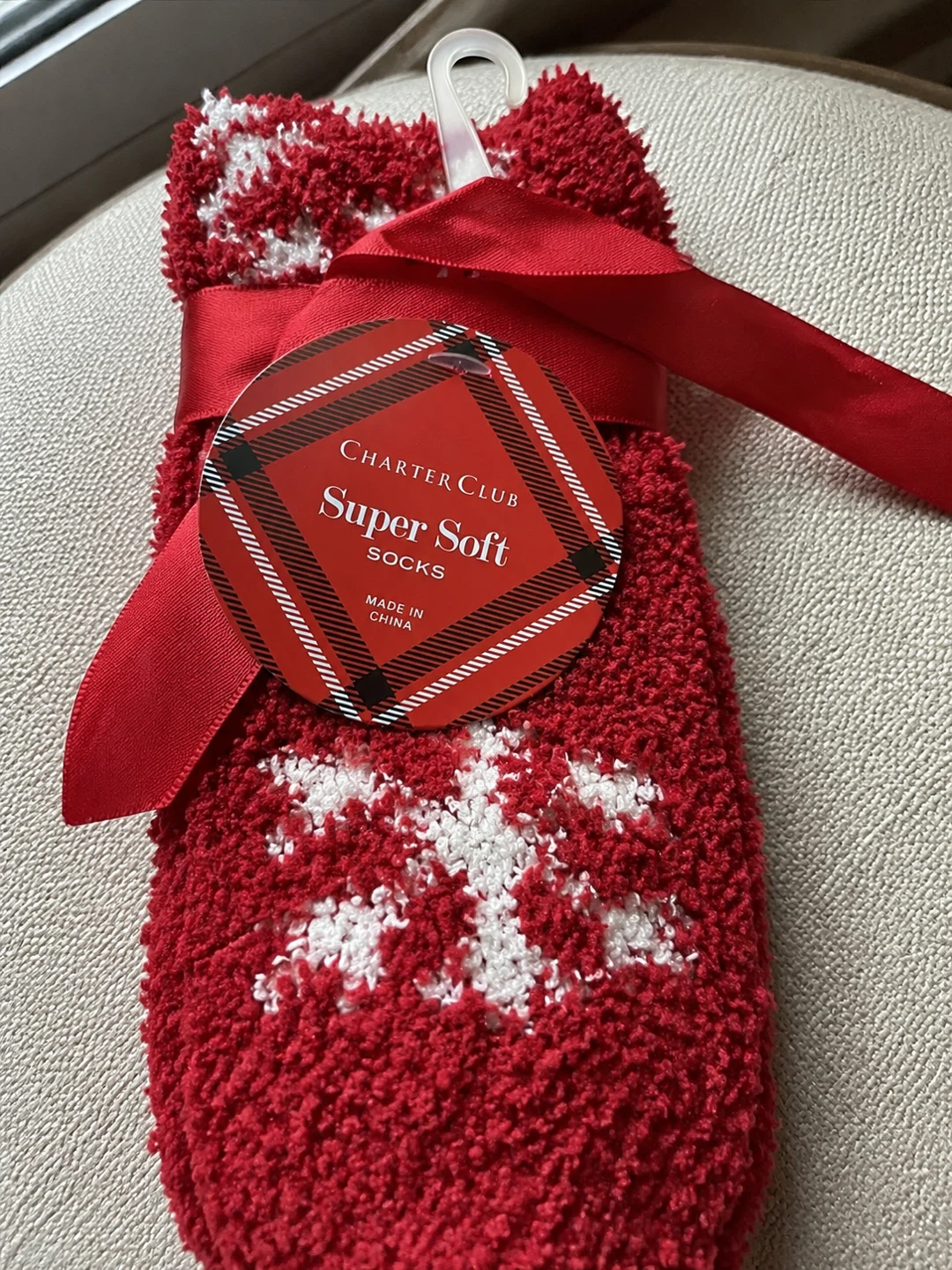 Charter Club Super Soft Snowflake Socks - photo 2