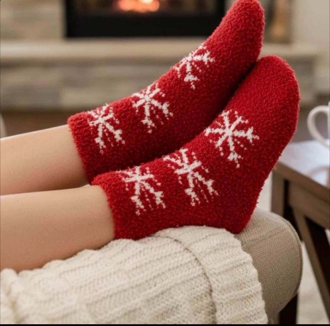 Charter Club Super Soft Snowflake Socks - photo 3