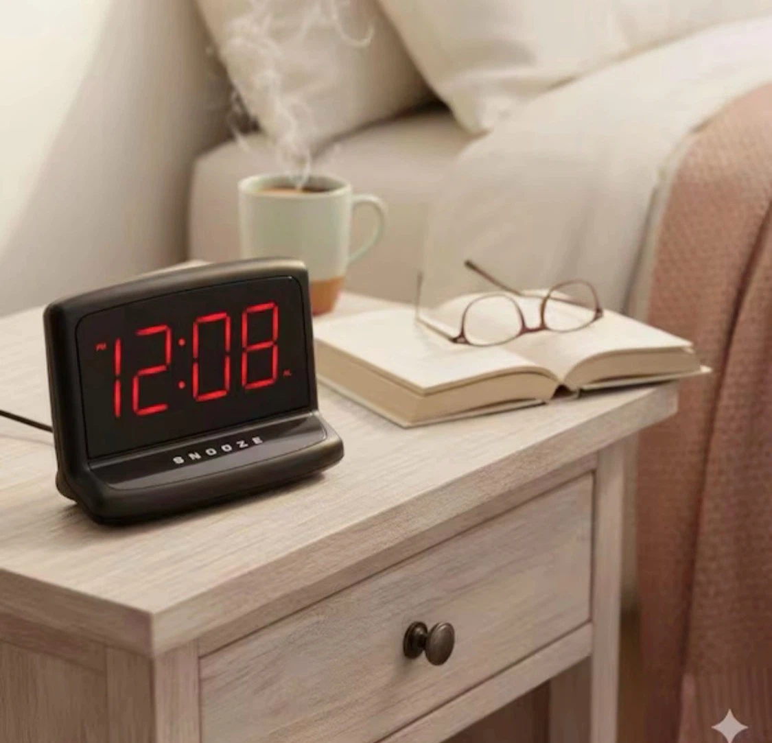 Westclox Red Digital Alarm Clock - photo 4