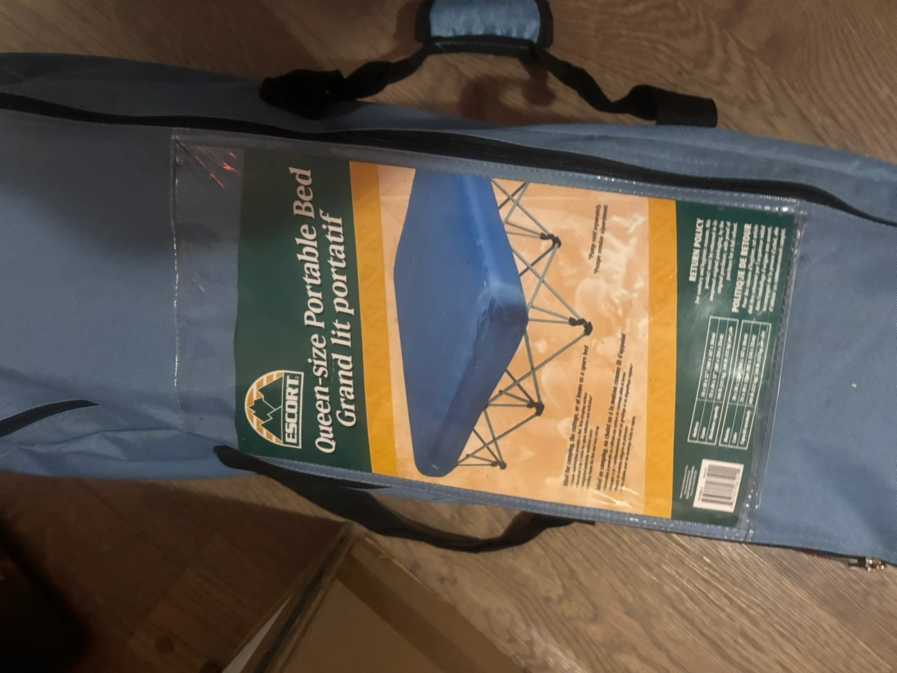 Escort Queen-size Portable Bed Frame - mattress not included