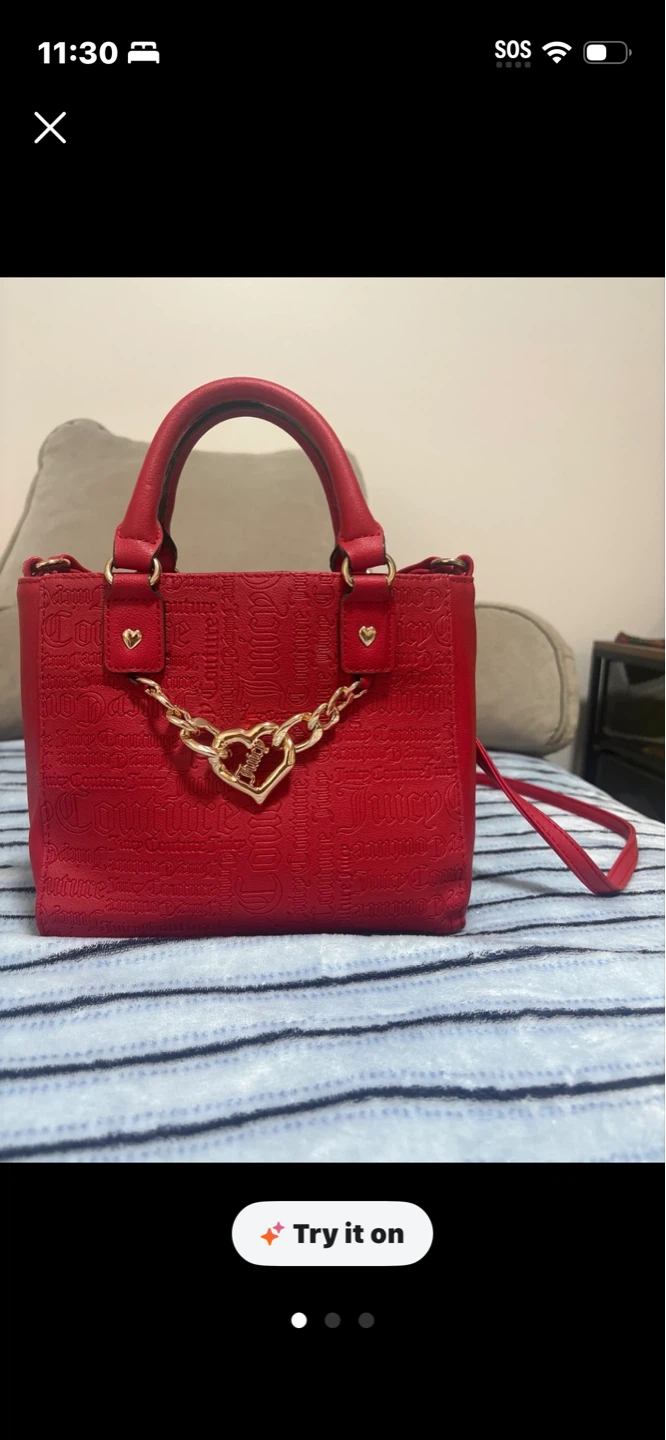 Juicy Couture Red Satchel Handbag - photo 3
