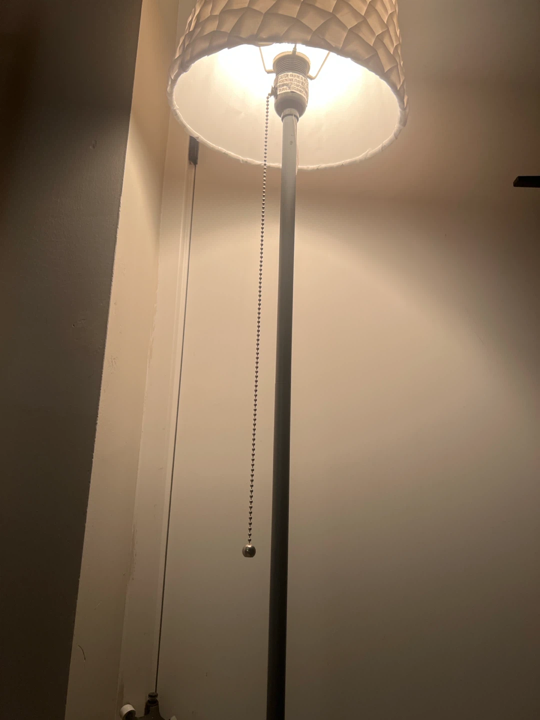 Floor Lamp with Textured Shade - photo 3