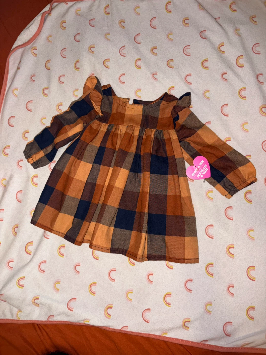 New Plaid Dress with Bloomer- 3-6M - photo 5