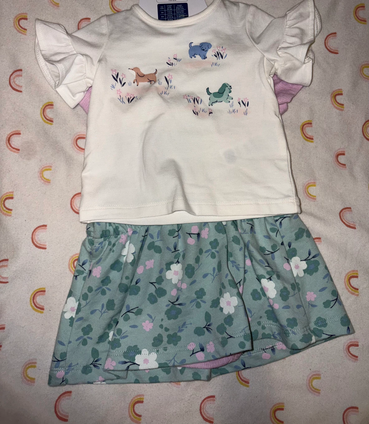 New Pekkle Baby Outfit 3pcs  - 3M - photo 3
