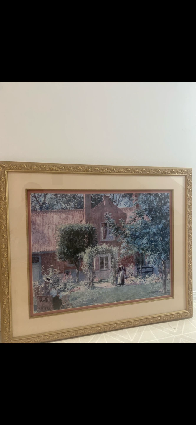 Framed Landscape Painting