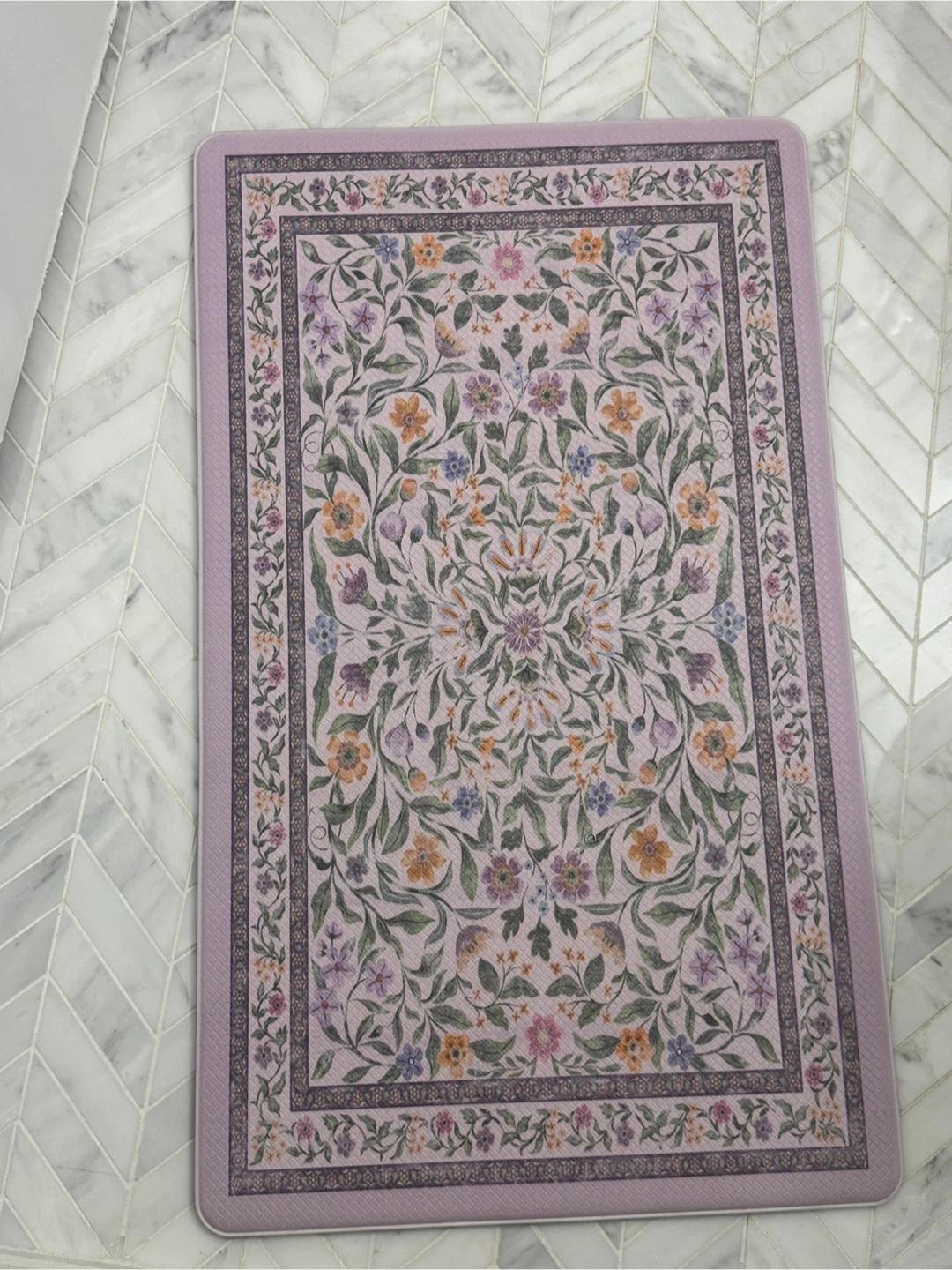 Floral Kitchen Mat