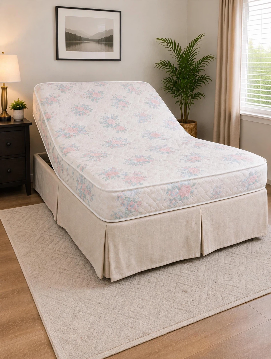 Double/Full size Adjustable Electric Bed with Massage- Complete
