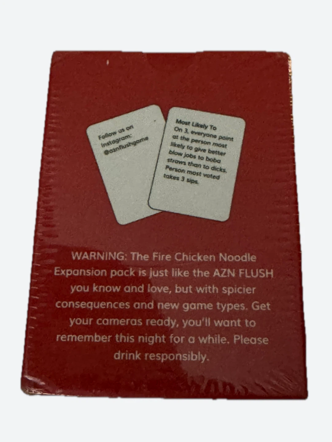 NEW AZN Flush Fire Chicken Noodle Expansion Pack Party Game - photo 3