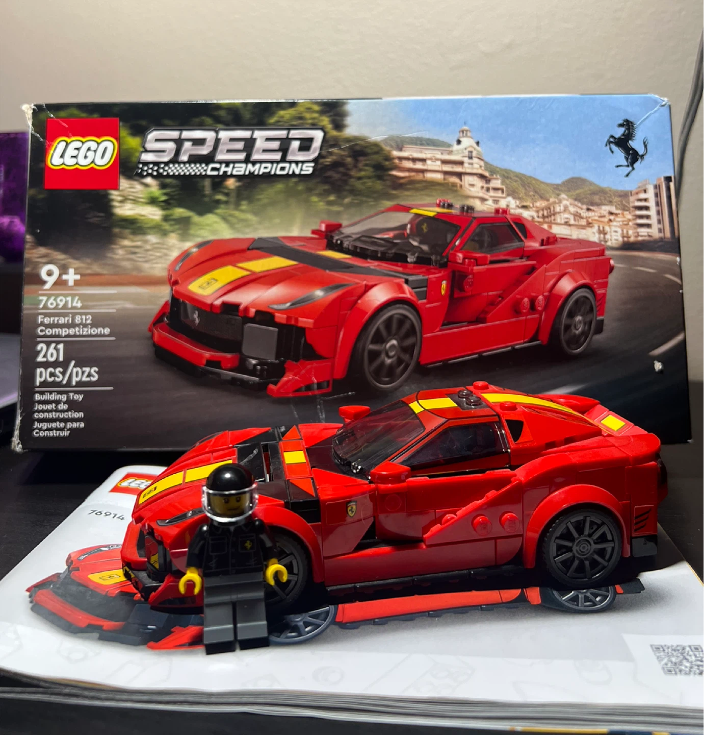 Lego Speed Champions Red Ferrari 812