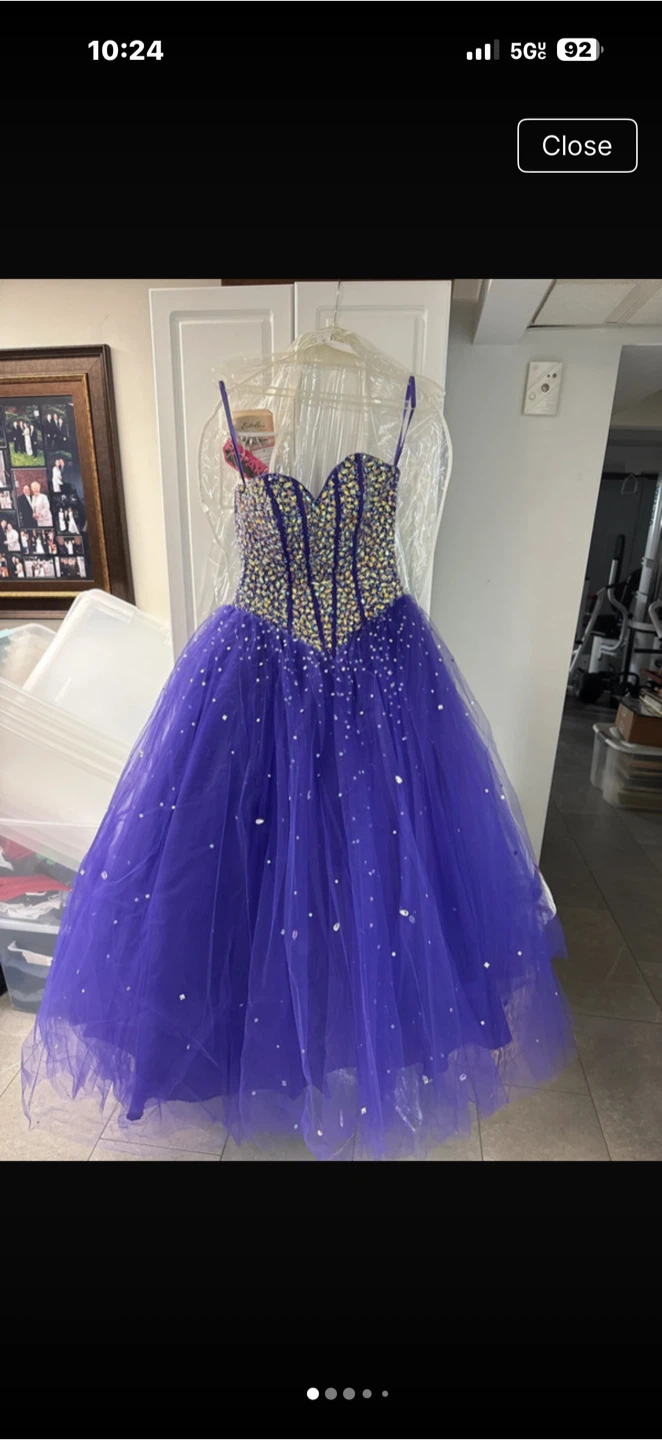 Purple Tulle Quinceanera Dress - photo 2