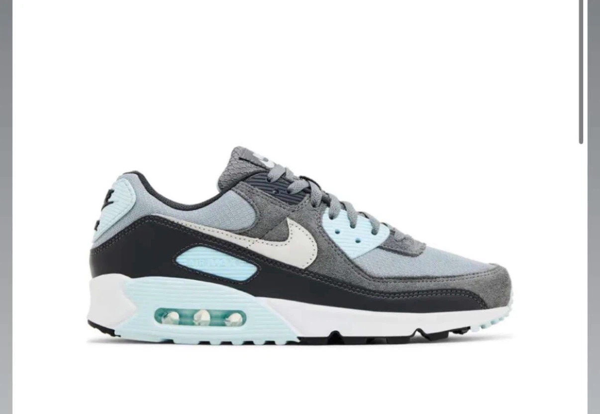 Nike Air Max 90 Grey Blue Sneakers