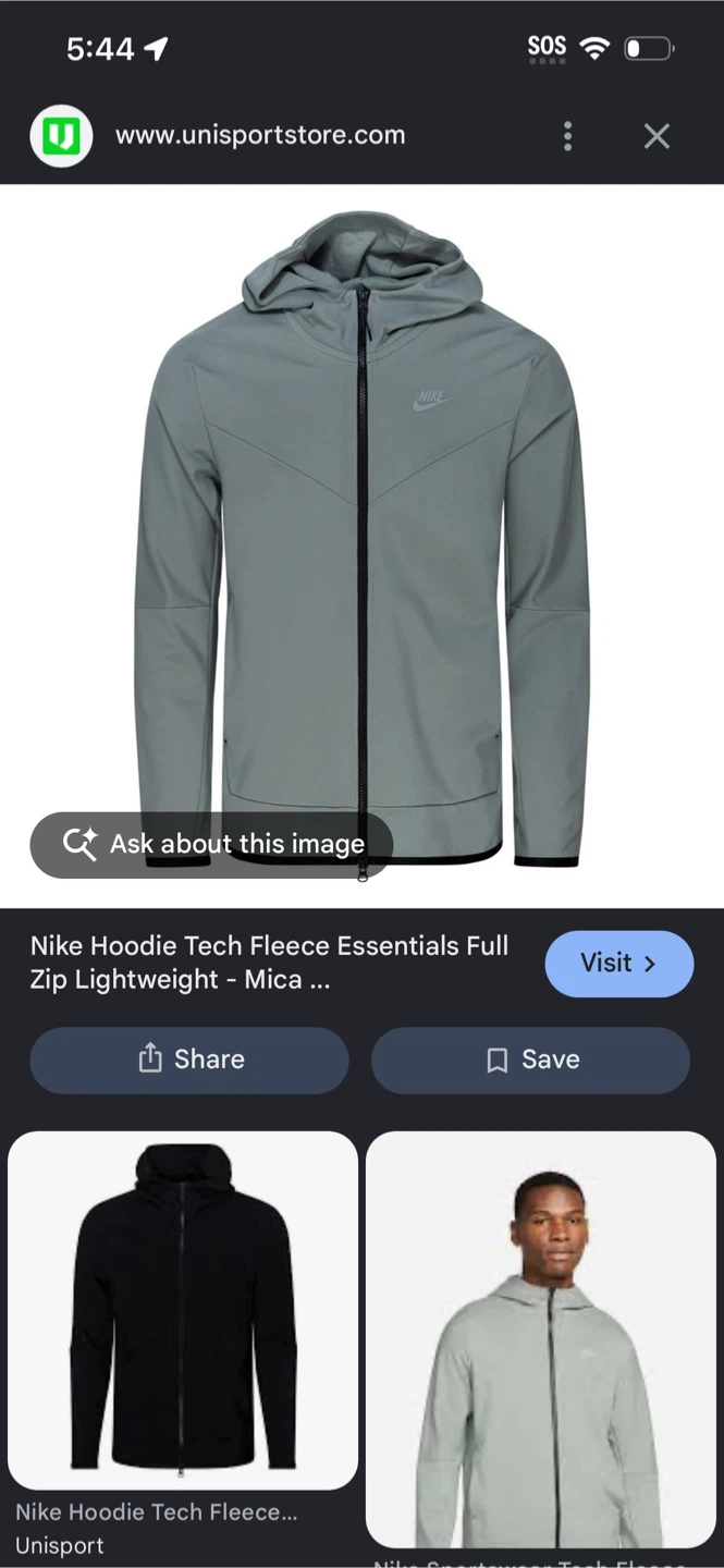 Nike Tech Fleece Essentials Full Zip Hoodie - photo 4