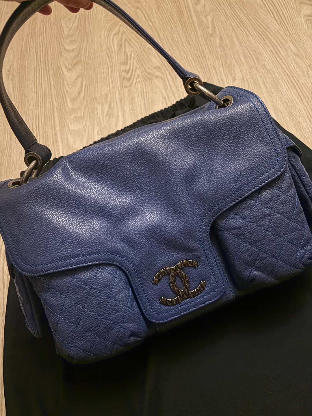 Chanel Coco Rider Multi Pocket Flap – Blue