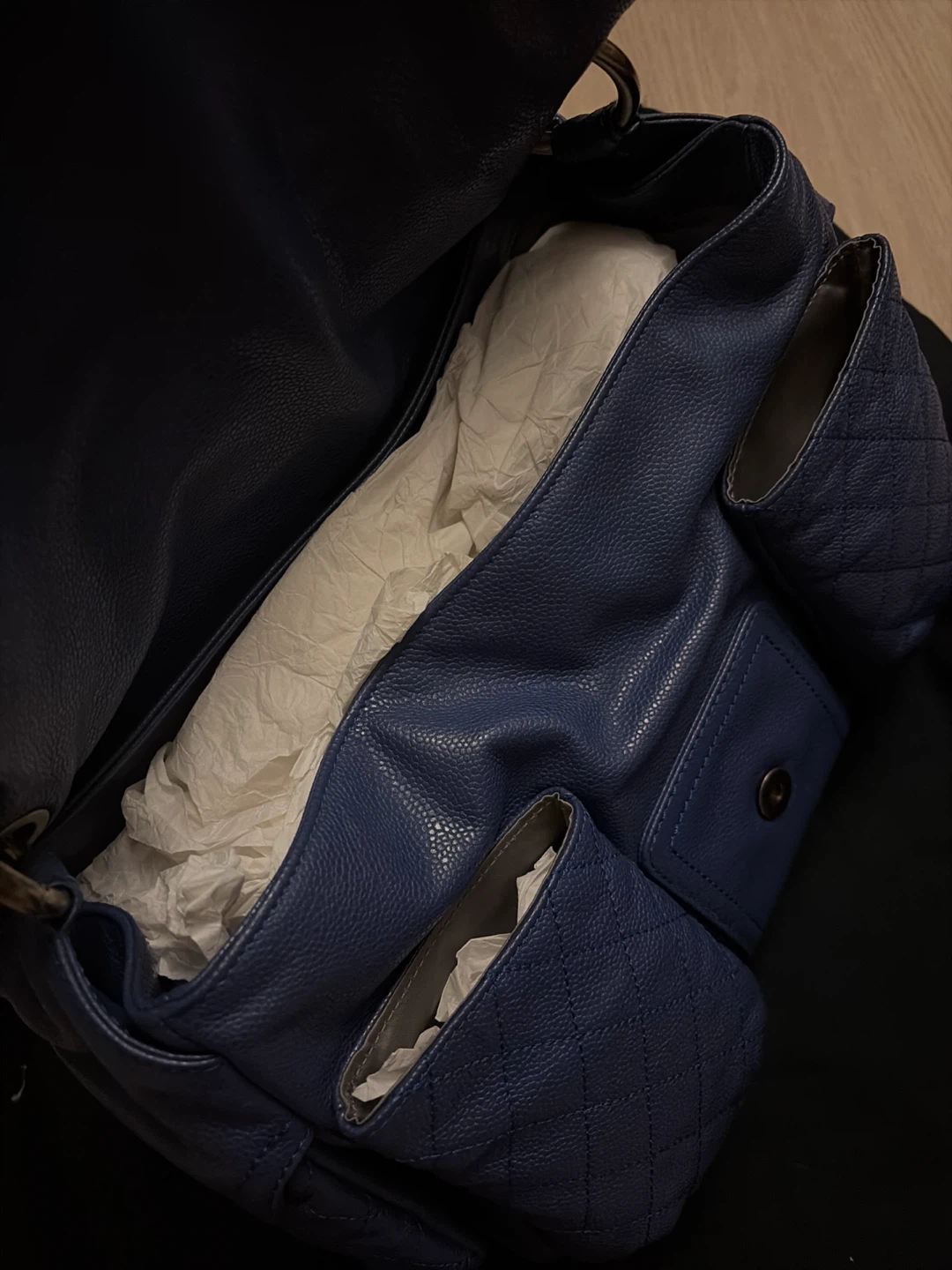 Chanel Coco Rider Multi Pocket Flap – Blue - photo 3