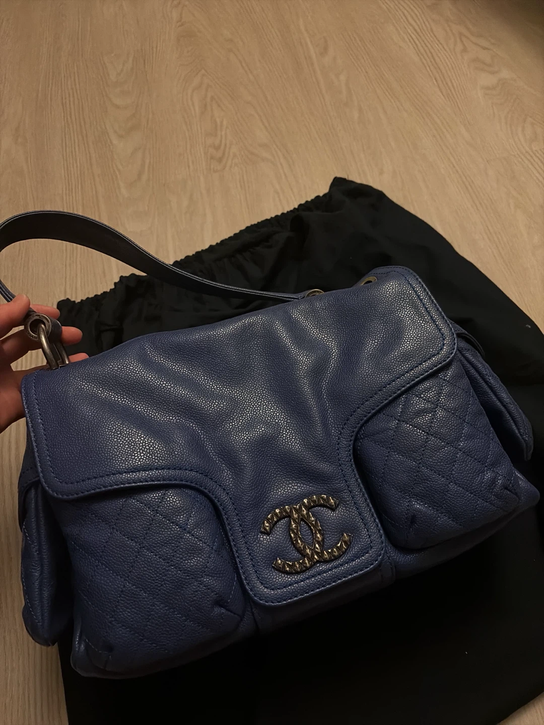 Chanel Coco Rider Multi Pocket Flap – Blue - photo 4