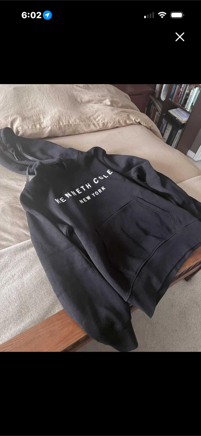 Kenneth Cole New York Black Hoodie