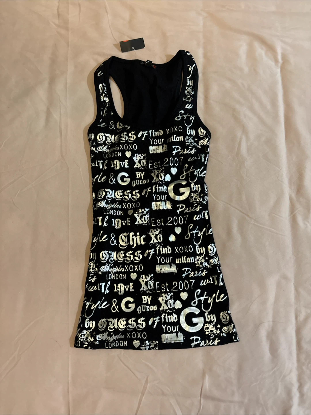 Guess Tank Top Black Size S